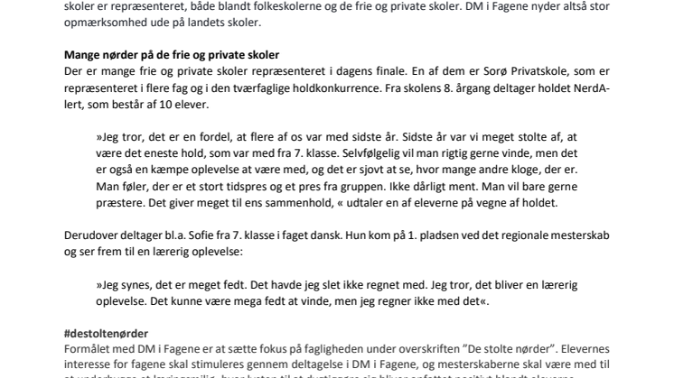 DM i Fagene: De stolte nørder
