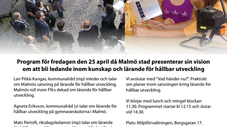 Program Hållbar utveckling
