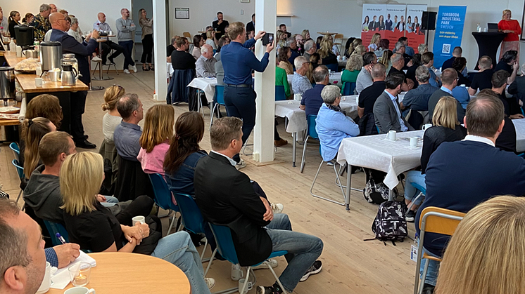 På Tillväxt Timrås Näringslivsfrukost den 25 maj delades det glädjande enkätresultatet.