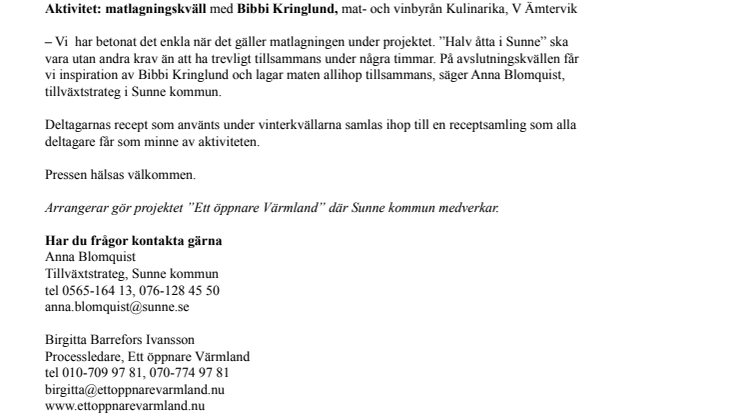 Final för ”Halv åtta hos mig” i Sunne