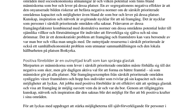 IOP Botkyrka kommun, Botkyrkabyggen, Changers Hub
