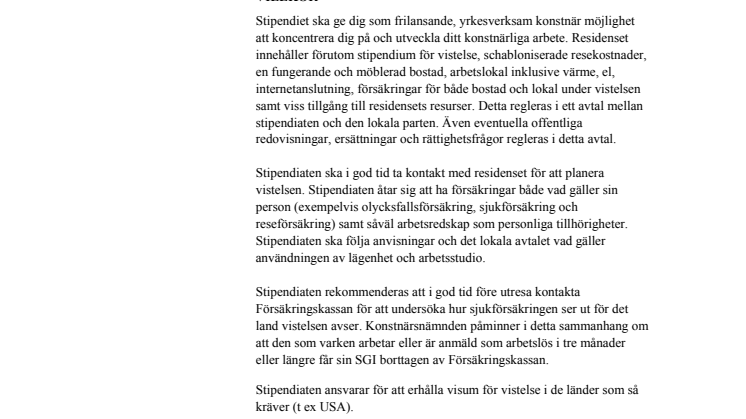 Annika Norlin tilldelas residens i utlandet
