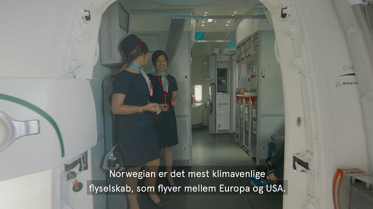 Norwegian er verdens grønneste flyselskab på transatlantiske ruter