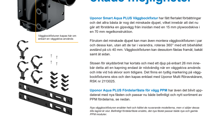 Minskat djup och ökade möjligheter