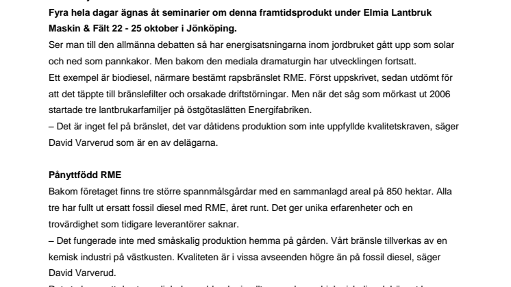 Framtidens gröda i lantbruket: kWh
