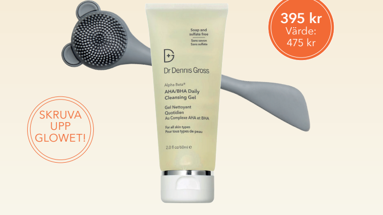 Förmånligt rengöringskit med Alpha Beta® AHA/BHA Daily Cleansing Gel + ZAQ silikonborste
