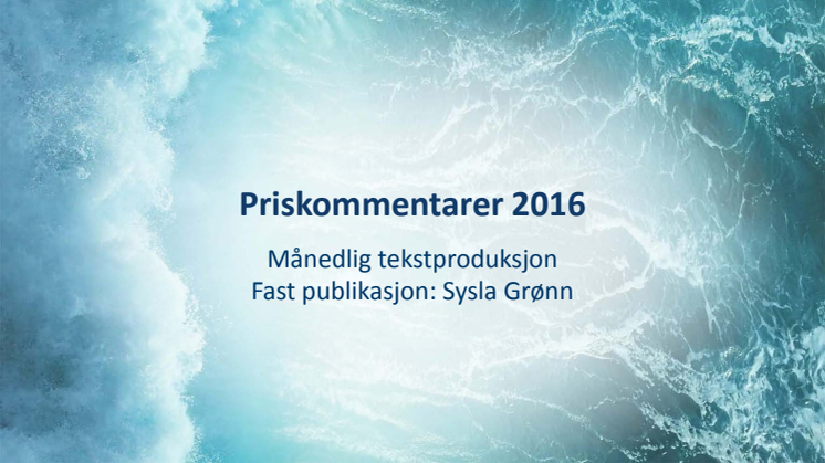 Arkiv: Månedlig markedsoppdatering 2016