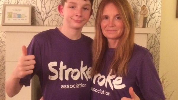 ​Derby mother and son take on Resolution Run for the Stroke Association