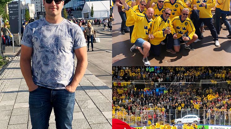 Marcus Johnsson fick uppleva när Tre Kronor tog VM-guld på plats i Köpenhamn efter att han skjutit hem vinsten i Beijerskottet.