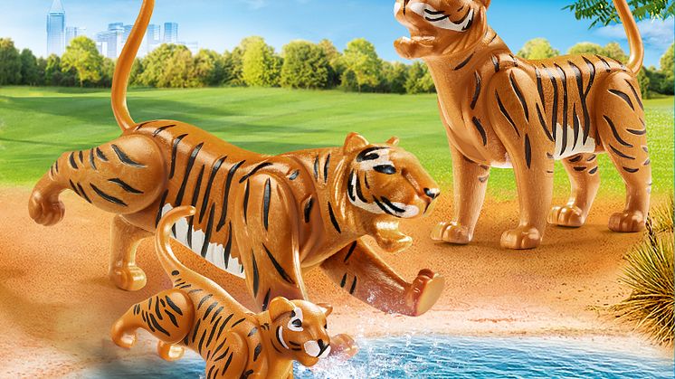 2 Tiger mit Baby (70359) von PLAYMOBIL