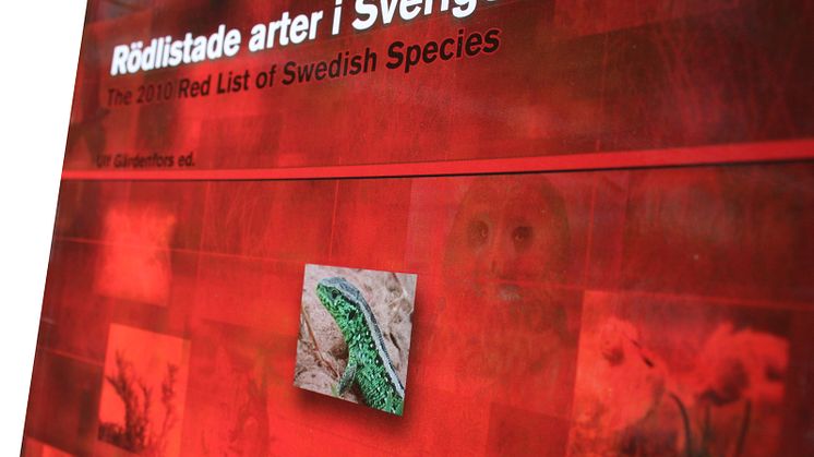 Rödlistade arteri Sverige