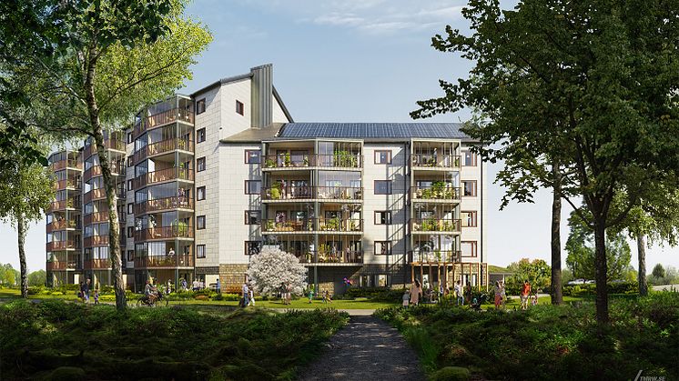 Slutsålt och alla Hyrköpslägenheter uthyrda i Brf Korseberg Fjärd i Vänersborg