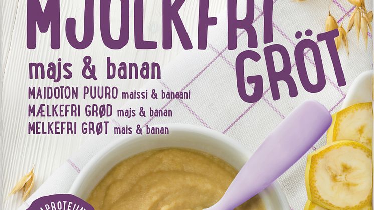 Nytt recept på Mjölkfri gröt 6M