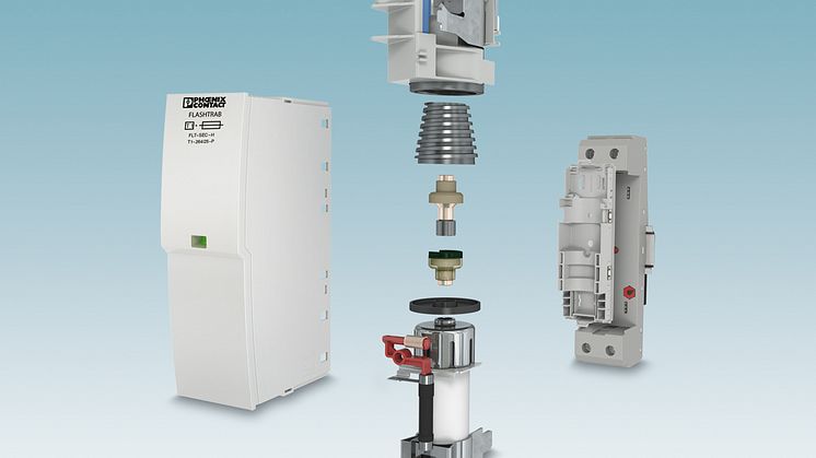 Pluggable lightning arrester with backup fuse