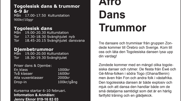 Togoleser till Örebro