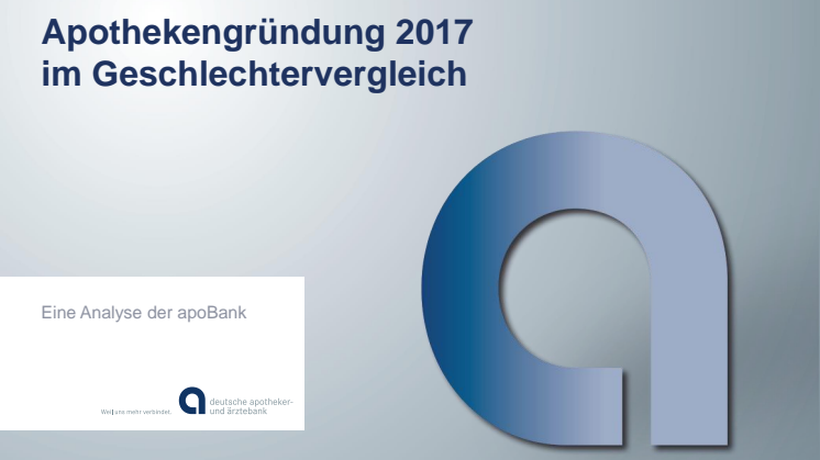 Grafiken: Apothekengründung 2017_Gender