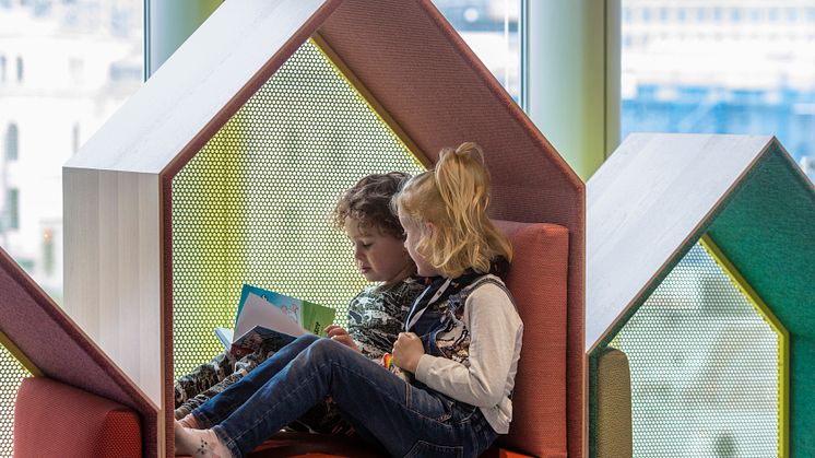 Deichman Bjørvika. Children's section, 2nd floor.