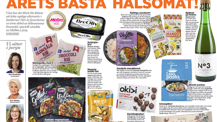 MåBra utser årets bästa hälsomat
