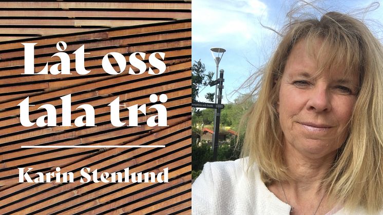Låt oss tala trä -Karin Stenlund
