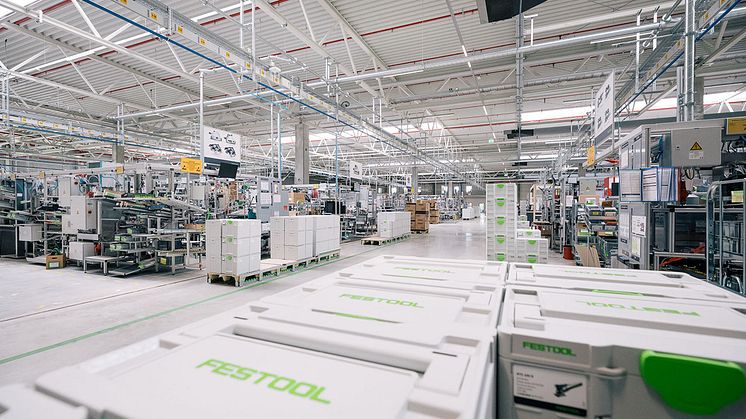 Ny, miljövänlig och modern fabrik i Tyskland