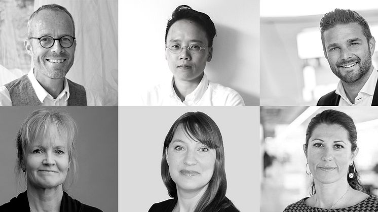 Keynote speakers on Sigma Inspiration Day. Malmö (top): Mikael Ydholm and Wing Tang, IKEA; Niklas Huss, Länsförsäkringar. Gothenburg (below): Pia Anderberg, Axel Johnson; Linneá Lindau, Chalmers Ventures; Sofia Granath, WirelessCar