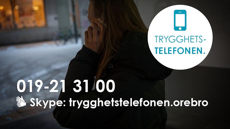 Pressinbjudan: Örebro brottsförebyggande råd presenterar Trygghetstelefonen