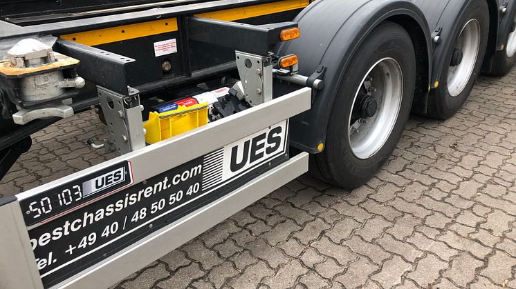 Der Hamburger Mietprofi UES Chassis nutzt den BPW CargoTracer, um seine Fahrgestelle zu lokalisieren. 