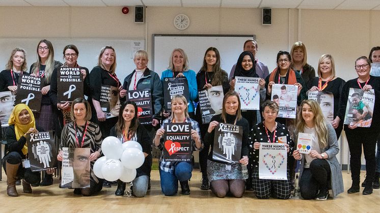 ​Bury College and Council support White Ribbon Day