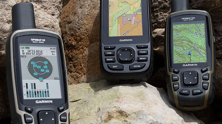 GARMIN GPSMAP 66sr- JA 65-KÄSILAITTEIDEN SIJAINTITARKKUUS AIEMPAA PAREMPI
