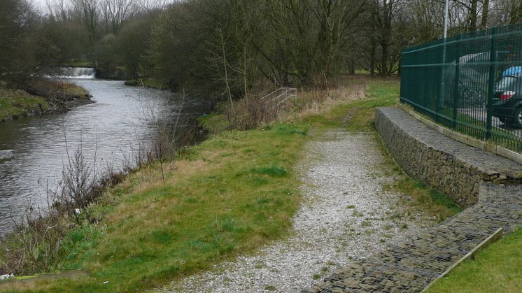 Work starts on new riverside path for Chamberhall
