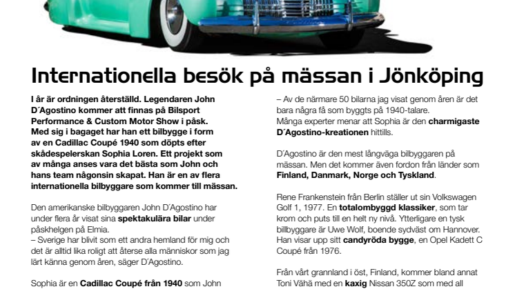 Internationella besök på mässan i Jönköping