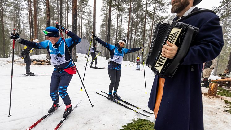 Måns Möller och Klara Hammarstrand Vasaloppet 2024
