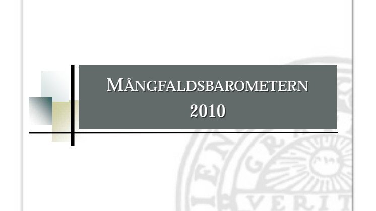Mångfaldsbarometern2010