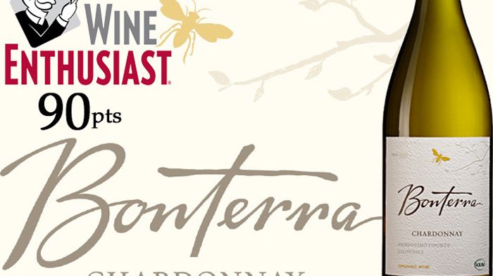 Bonterra Chardonnay – 90 poäng och "Best Buy" i Wine Enthusiast