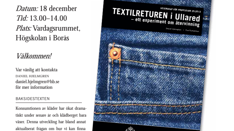 Inbjudan till bokrelease
