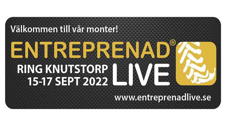 Hydroscand ställer ut på Entreprenad live 2022