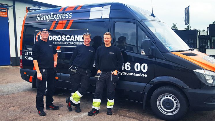 På fotot syns (fr.v.) Mats Möller , Henrik Eriksson och Niklas From.