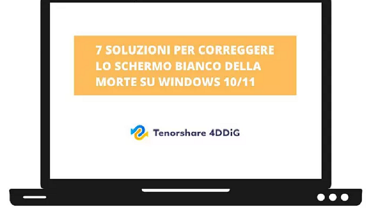 schermo del computer bianco