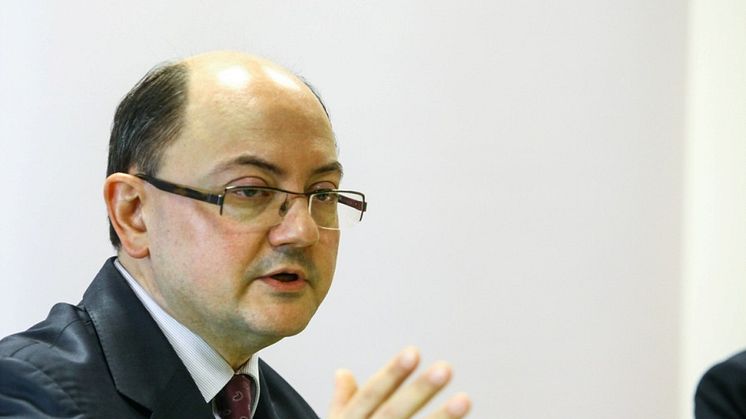 Cătălin Creţu la conferinţa Visa Europe pentru prezentarea rezultatelor din anul 2014
