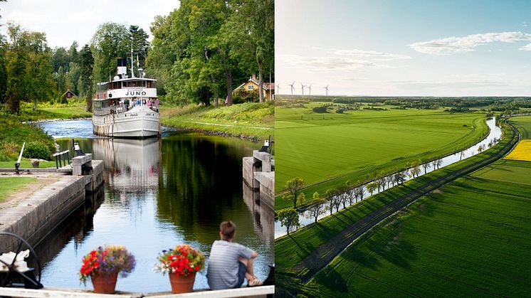 Göta kanal Foto Åsa Dahlgren/westweden.com og Jonas Ingmann/westweden.com