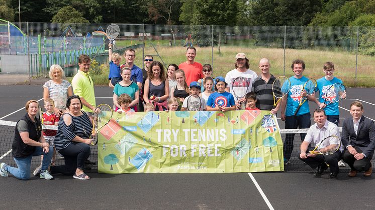 Celebrating the Great British Tennis Weekend at St Mary's Park