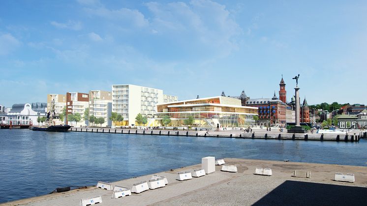 Ångfärjan - förslag från Jais Arkitekter.