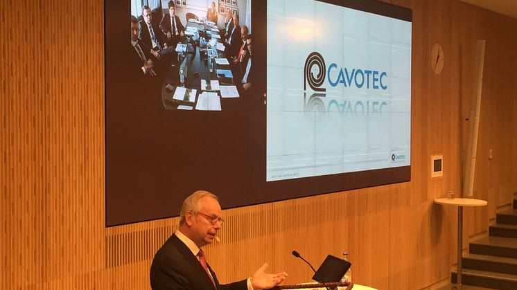 Report from Cavotec SA Ordinary General Meeting 2016