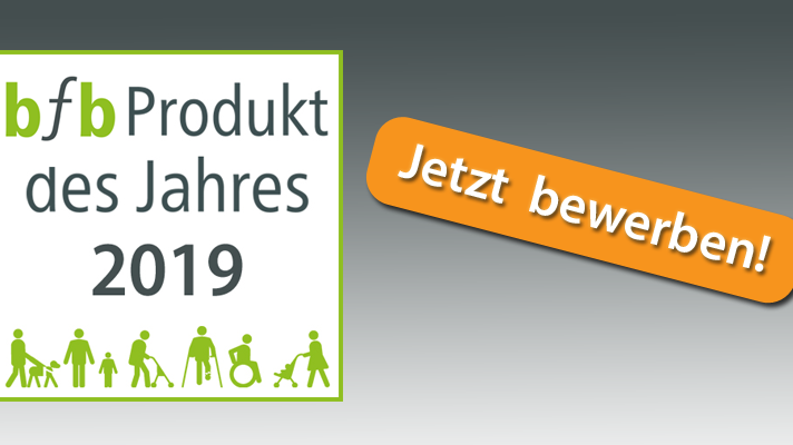 bfb Produkt des Jahres 2019 - Beliebteste barrierefreie Produkte gesucht