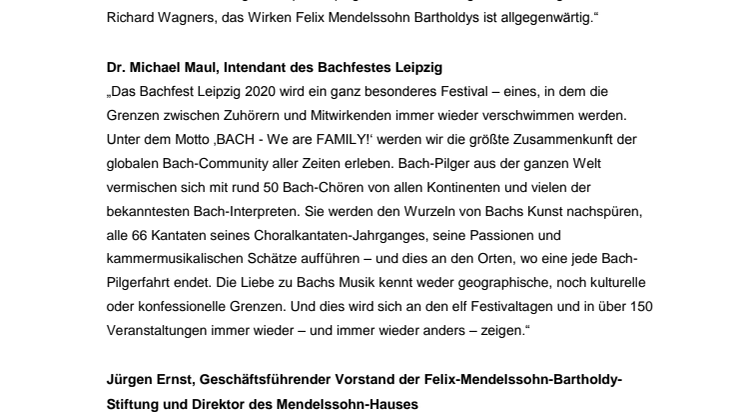 Statements der Initiatoren