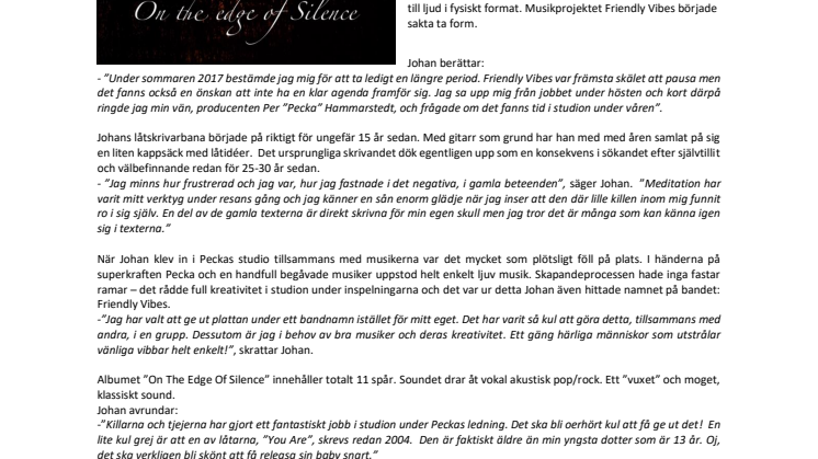 Albumdebuterar äntligen - som 54-åring