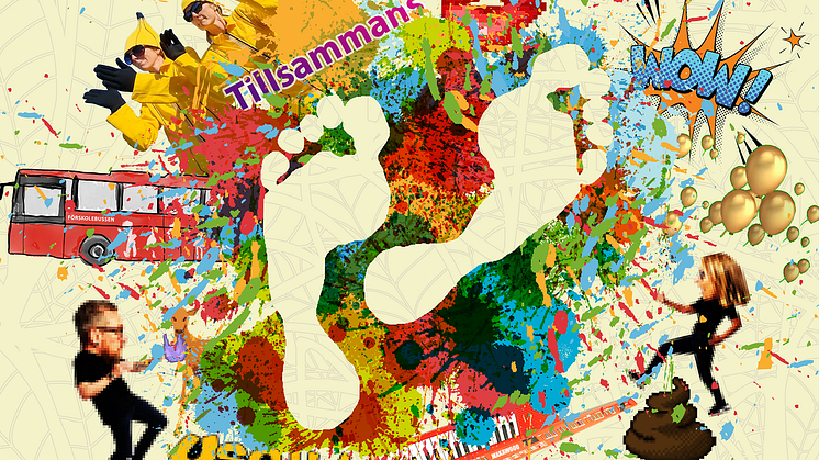 Barnens konstutställning pågår i Pildammsparken 25-29 april. Illustration: Malmö stad.