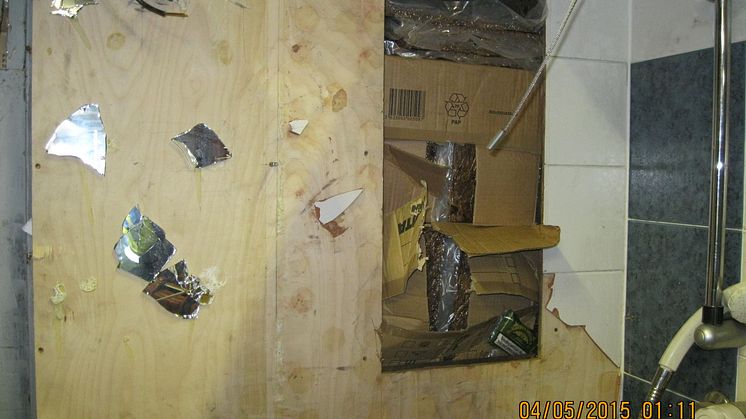 Coach hid stash of illegal tobacco 