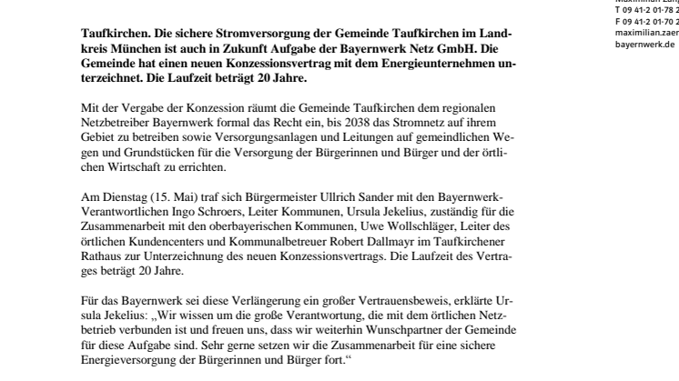 Partner bei der Stromversorgung