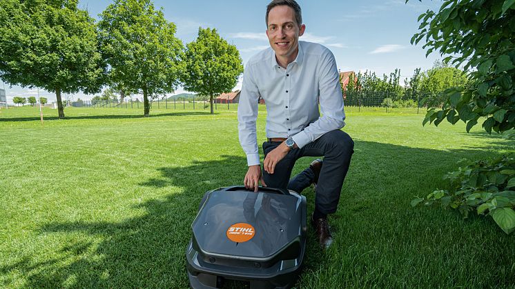 Martin Ullrich, prosjektleder i utviklingen av den nye generasjonen STIHL iMOW®. 